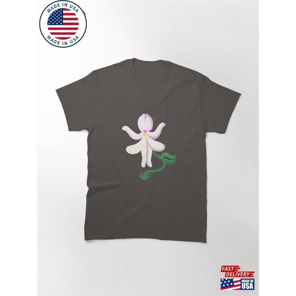 Dancing Girl Flower Impatiens Bequaertii Elegant Art Unisex T-Shirt
